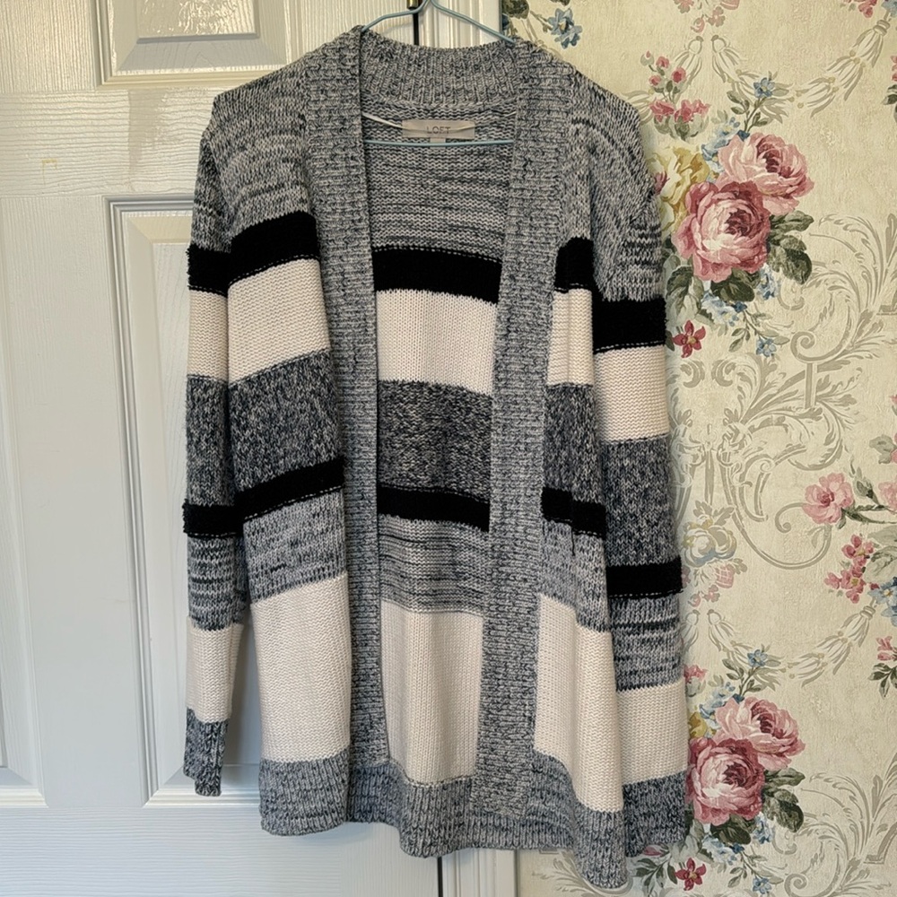 Loft color block sweater